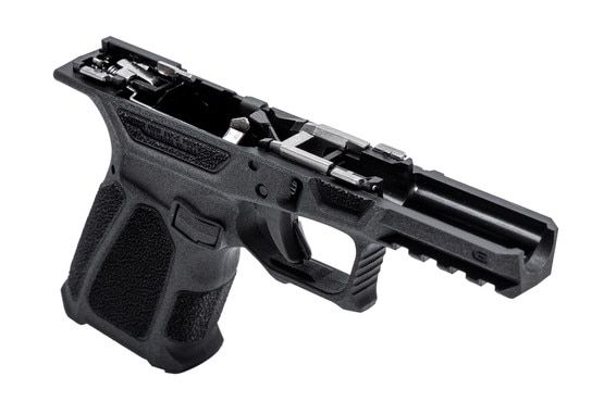 Strike Arms Pistol Compact Frame has a double undercut trigger guard